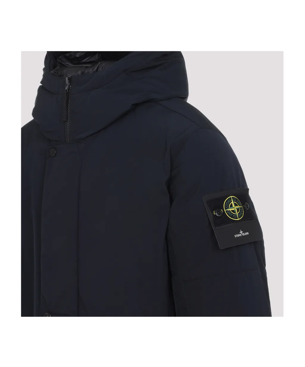 Stone Island Logo Patch Hooded Jacket