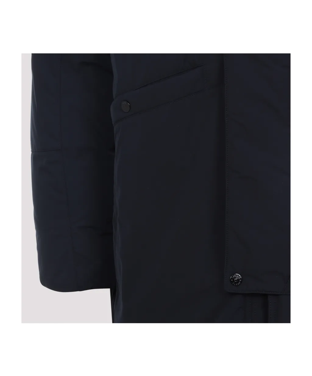 Stone Island Logo Patch Hooded Jacket