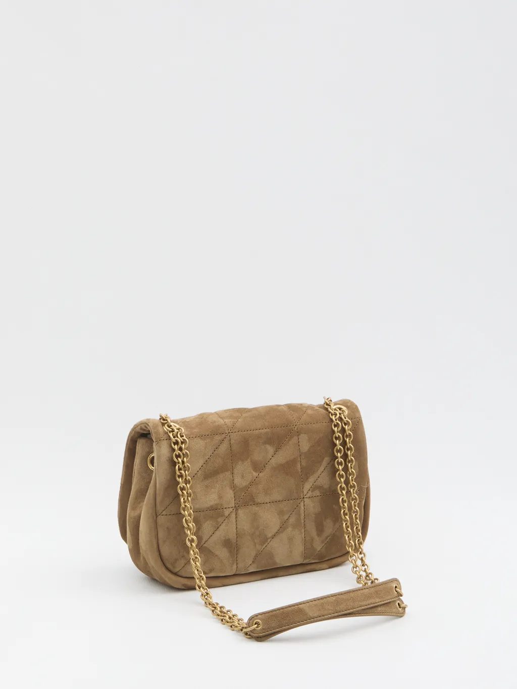Jamie 4.3 Quilted Suede Shoulder Bag