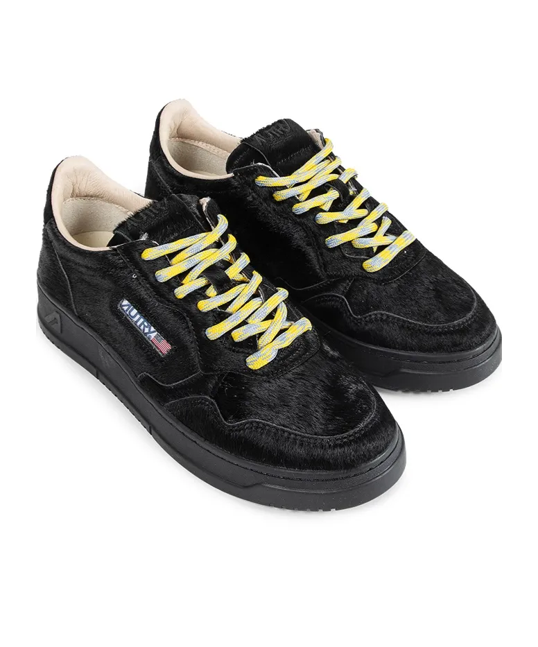 Calf Hair Medalist Low Trainers