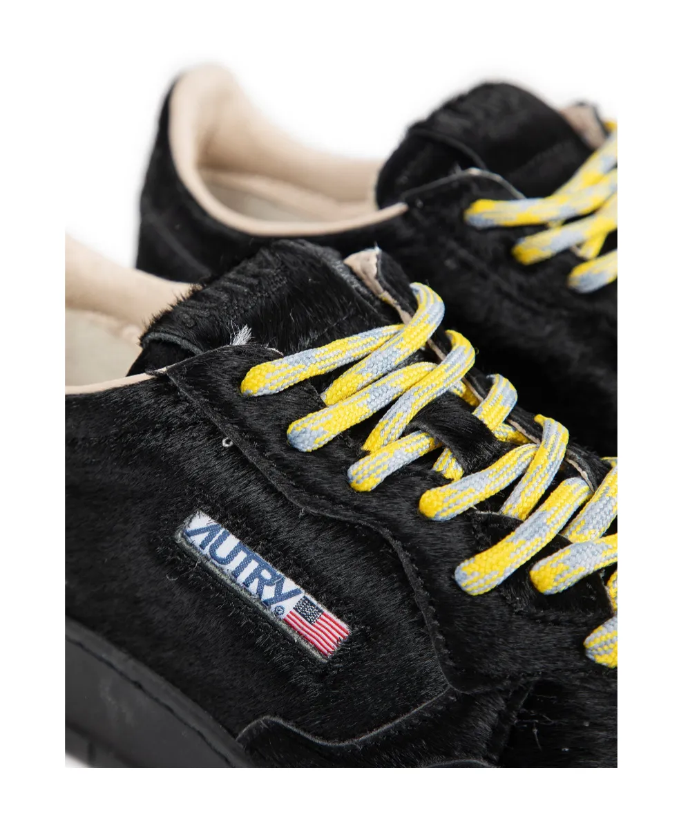 Calf Hair Medalist Low Trainers