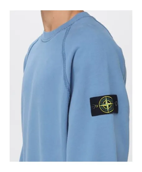 Stone Island Logo Patch Crewneck Sweatshirt