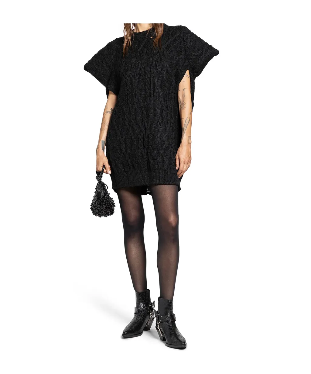 Jacquard-Knit Mini Dress