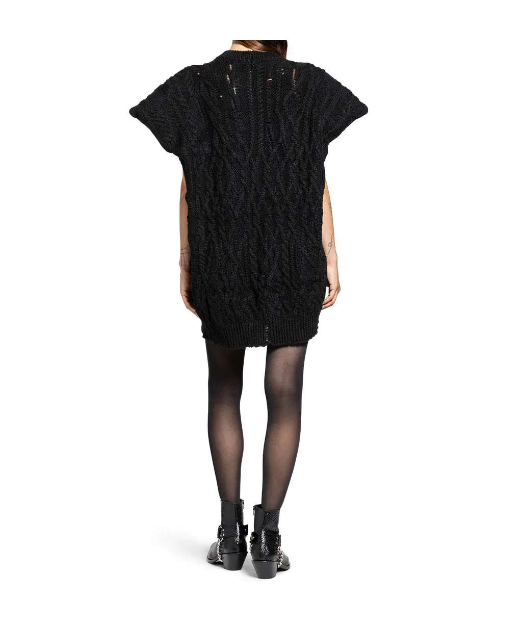 Jacquard-Knit Mini Dress