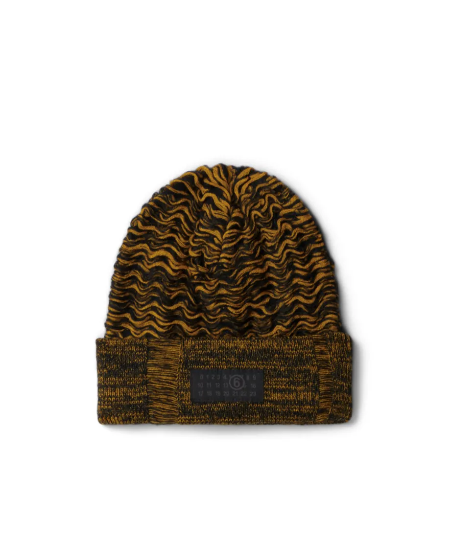 Patterned-Jacquard Beanie