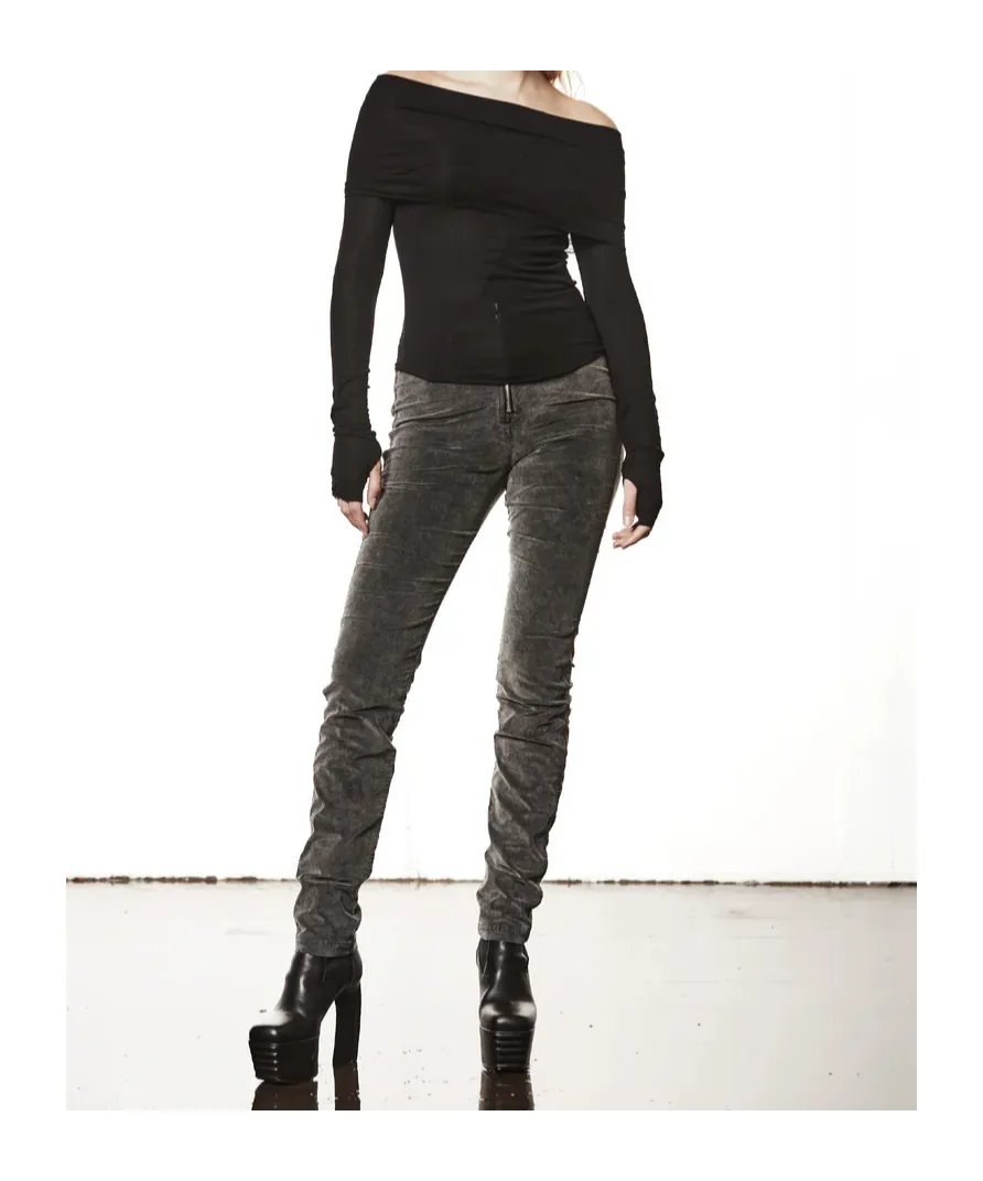 Thom Krom Draped Long-Sleeve Top