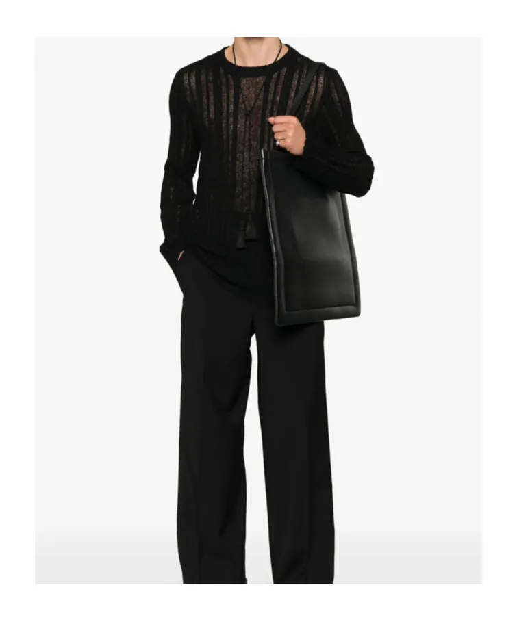 Ann Demeulemeester Halvar Ribbed-Knit Jumper