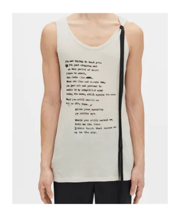 Seva Script Tank Top