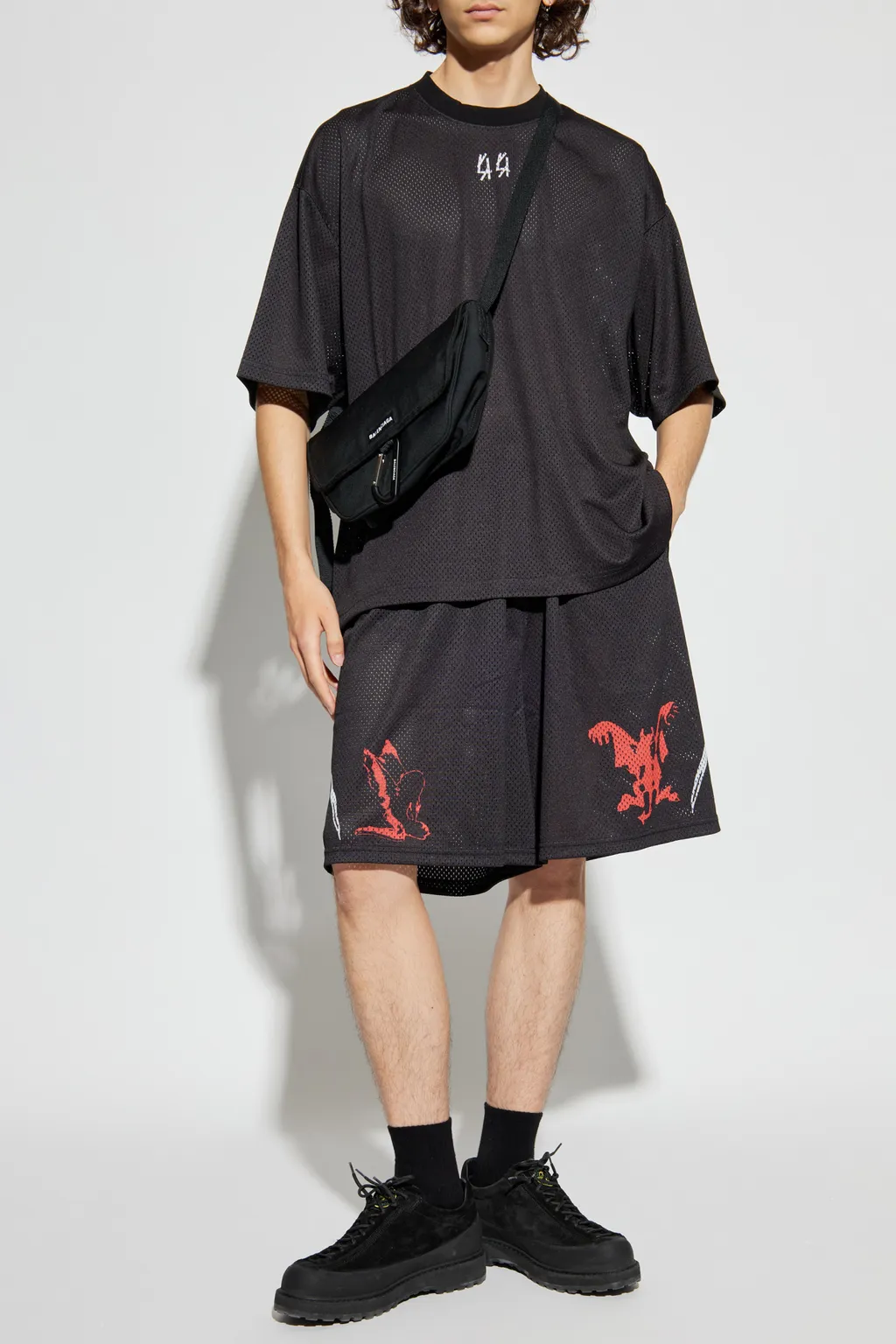 Graphic-Print Shorts