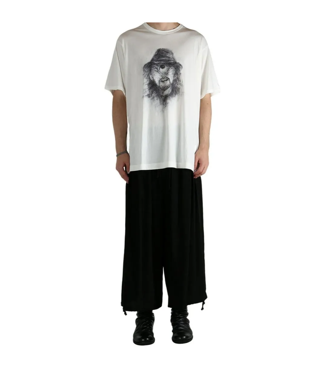 Sketch-Print T-Shirt