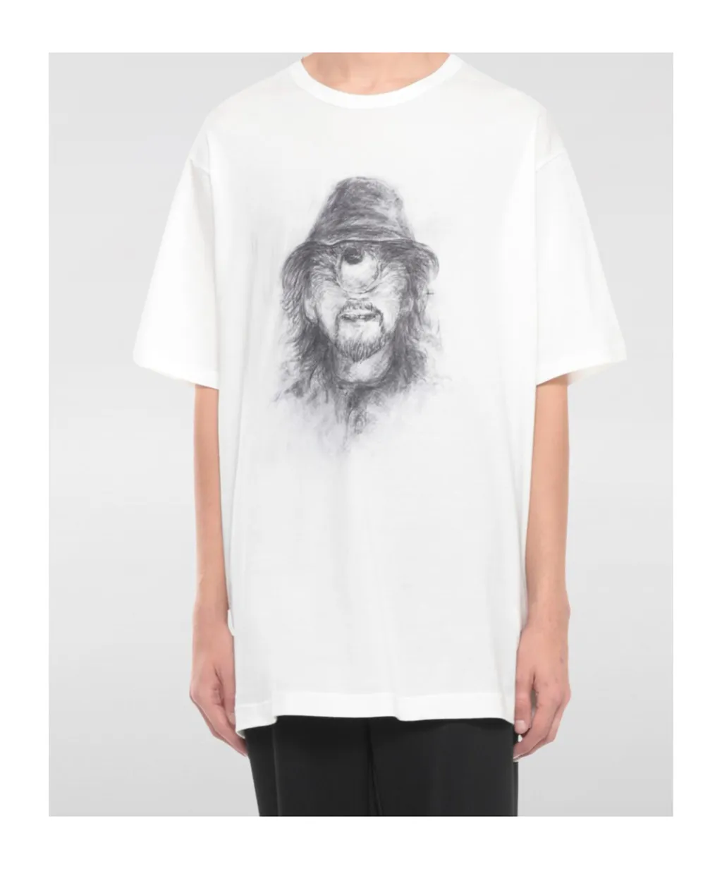 Sketch-Print T-Shirt