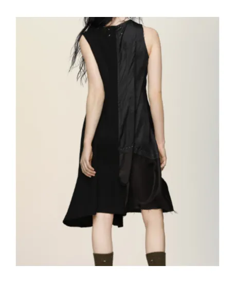 Maison Margiela Sleeveless Asymmetric Midi Dress