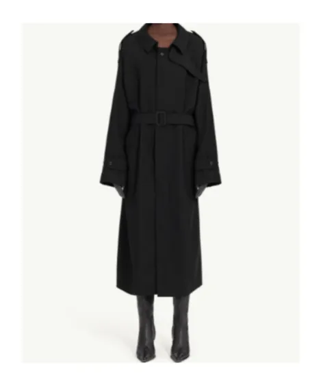 Mm6 Maison Margiela Belted Long Coat