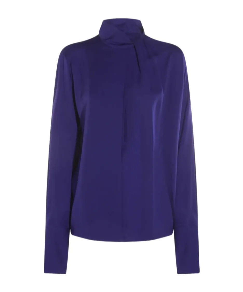 Tom Ford Long Sleeved Satin Blouse