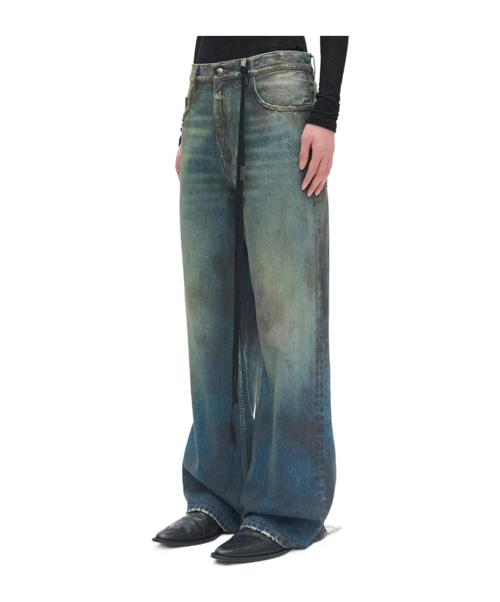 Ann Demeulemeester Genoveva 5-Pockets Relaxed Flared Trousers