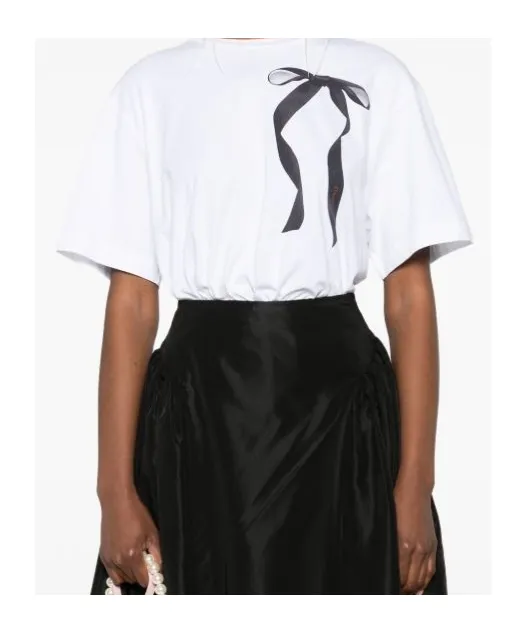 Ribbon Bow-Print T-Shirt