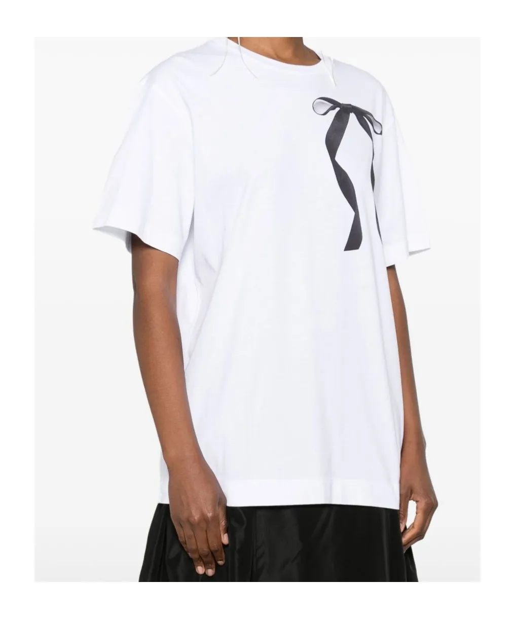 Ribbon Bow-Print T-Shirt