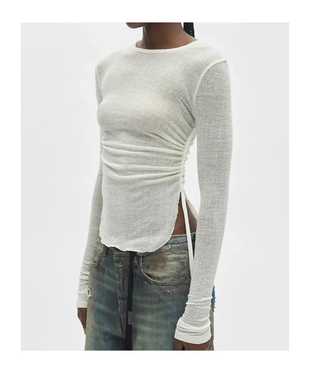 Oke Long Sleeve Crop Top