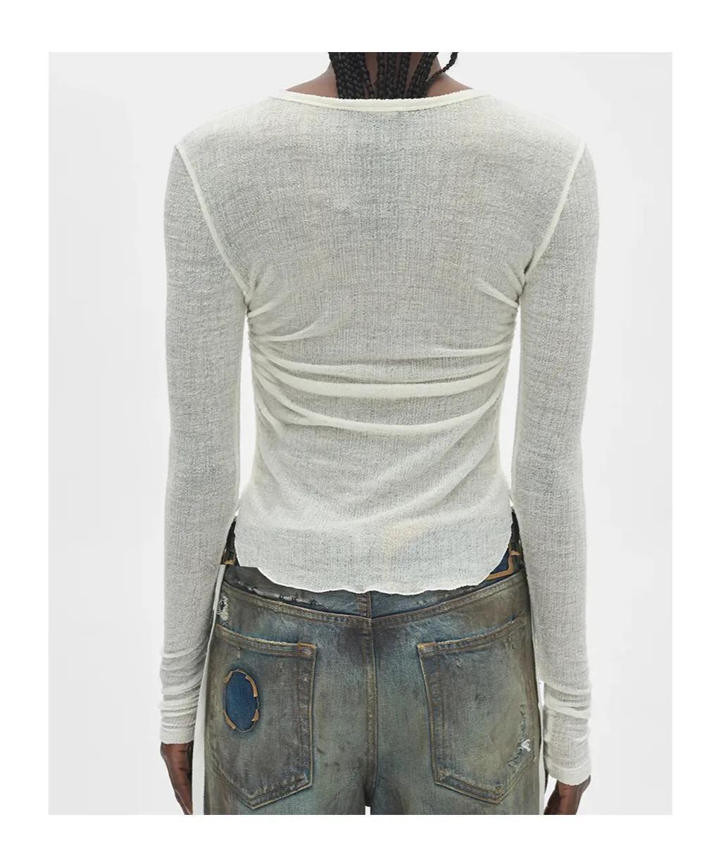 Oke Long Sleeve Crop Top