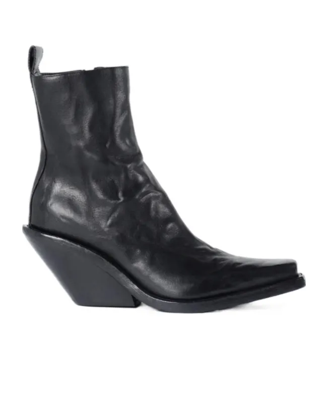 75Mm Calf Leather Boots