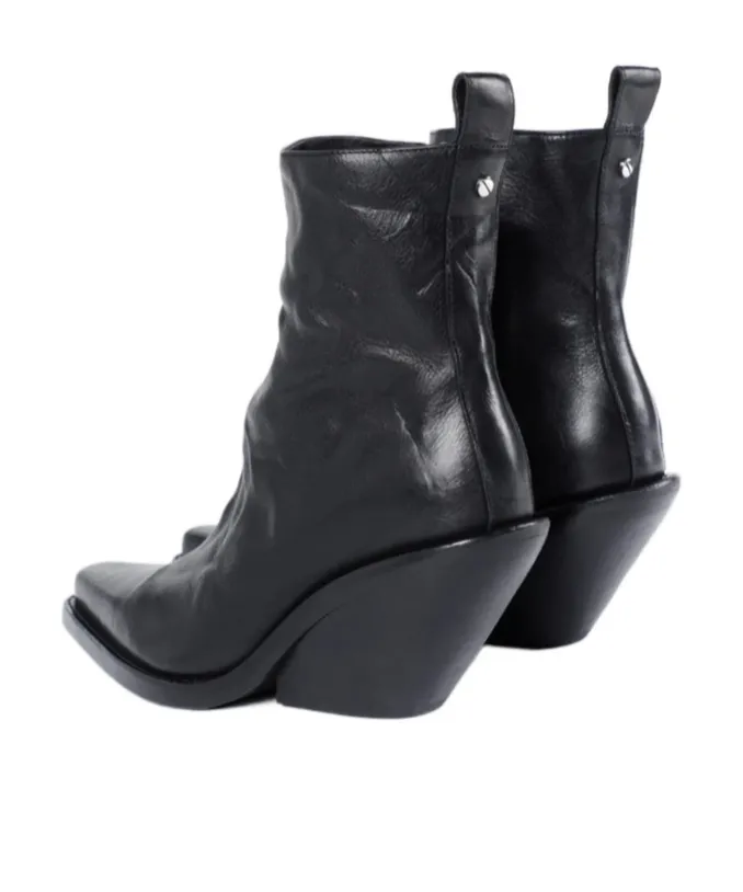 75Mm Calf Leather Boots