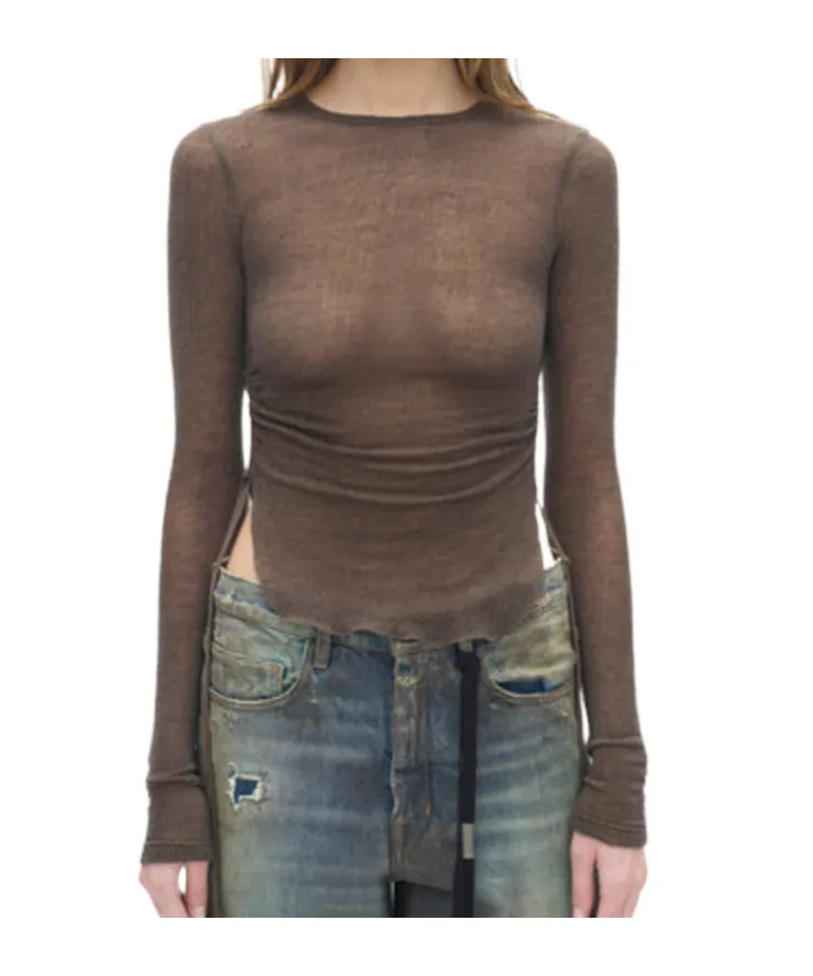 Oke Long Sleeve Crop Top