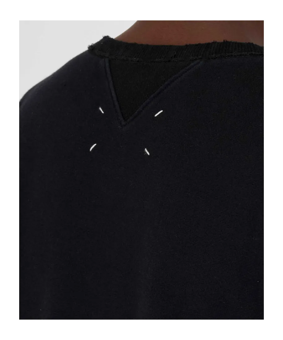 Maison Margiela Round Neck Long Sleeved Sweatshirt