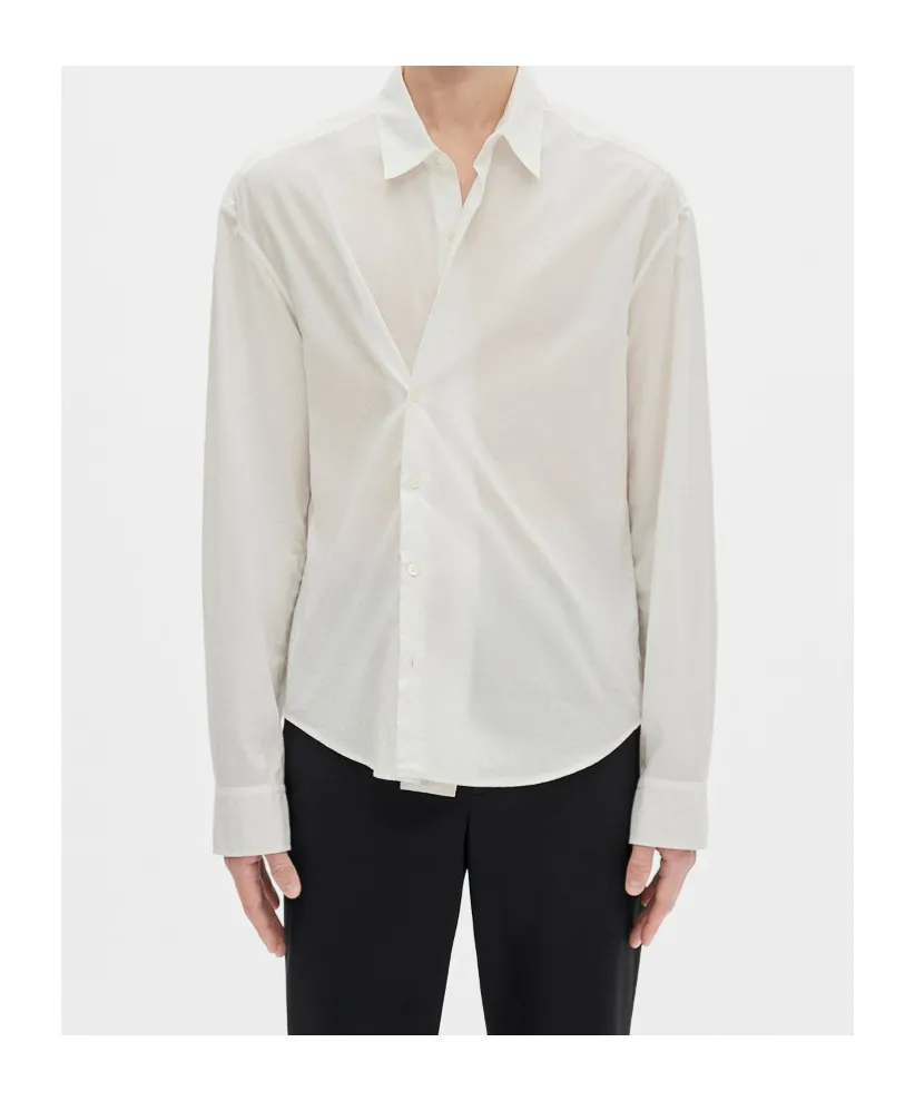 Text-Print Cotton Shirt