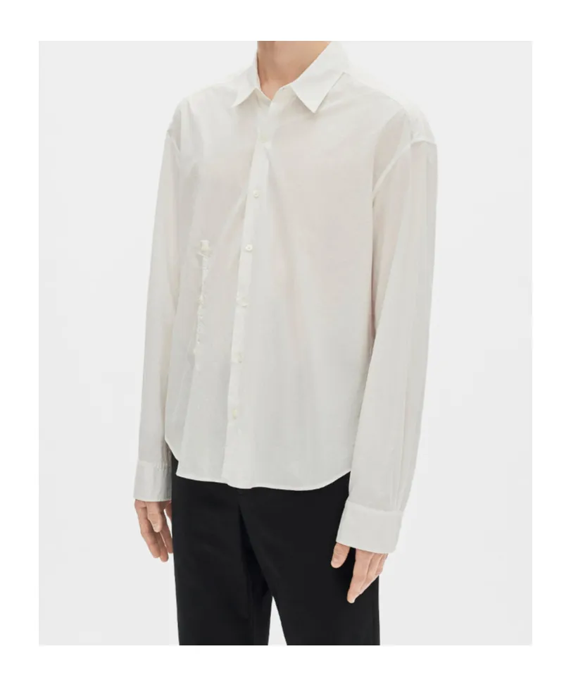 Text-Print Cotton Shirt