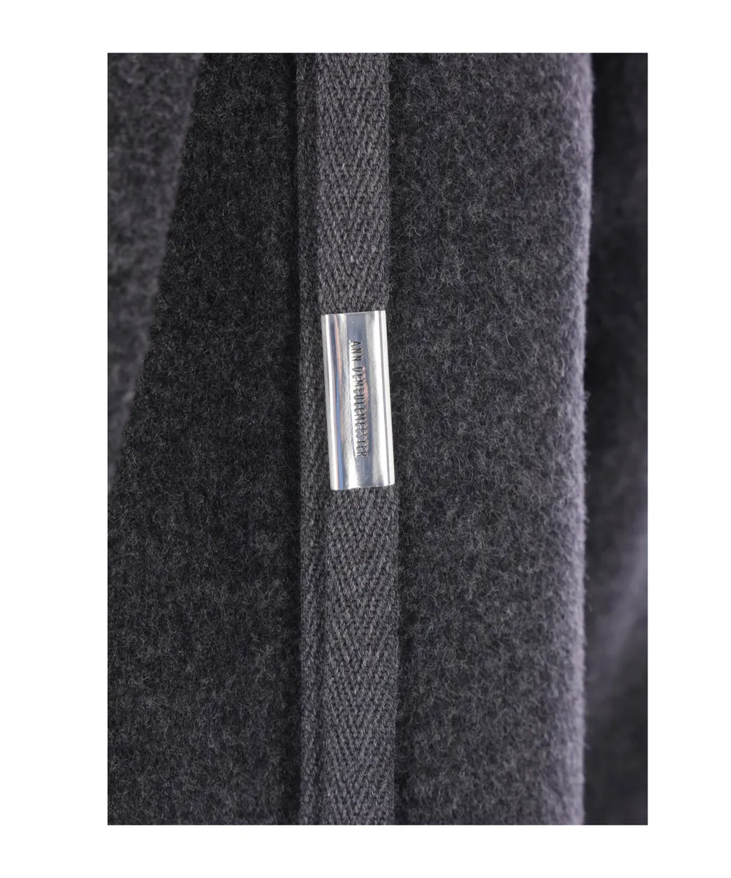 Viv Notched-Lapel Single-Breasted Coat