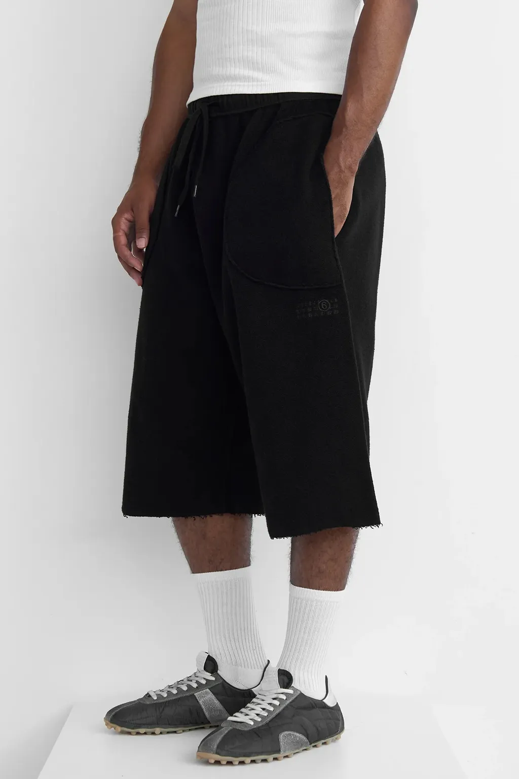 Mm6 Maison Margiela Drawstring Bermuda Shorts