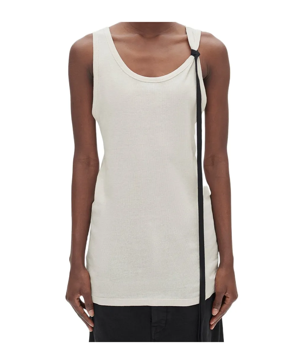 Seva Ribbed Grosgrain-Ribbon Top