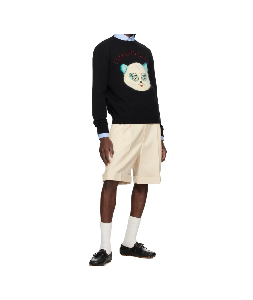 Pleated Cuffed Shorts