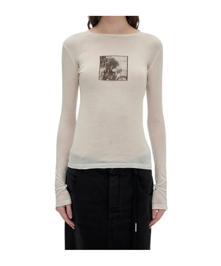 Fiene Printed Cotton T-Shirt