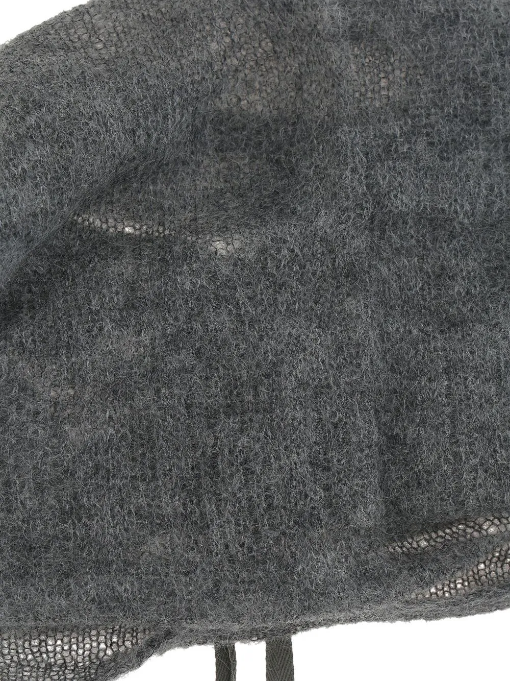 Gathered-Detail Neck Scarf