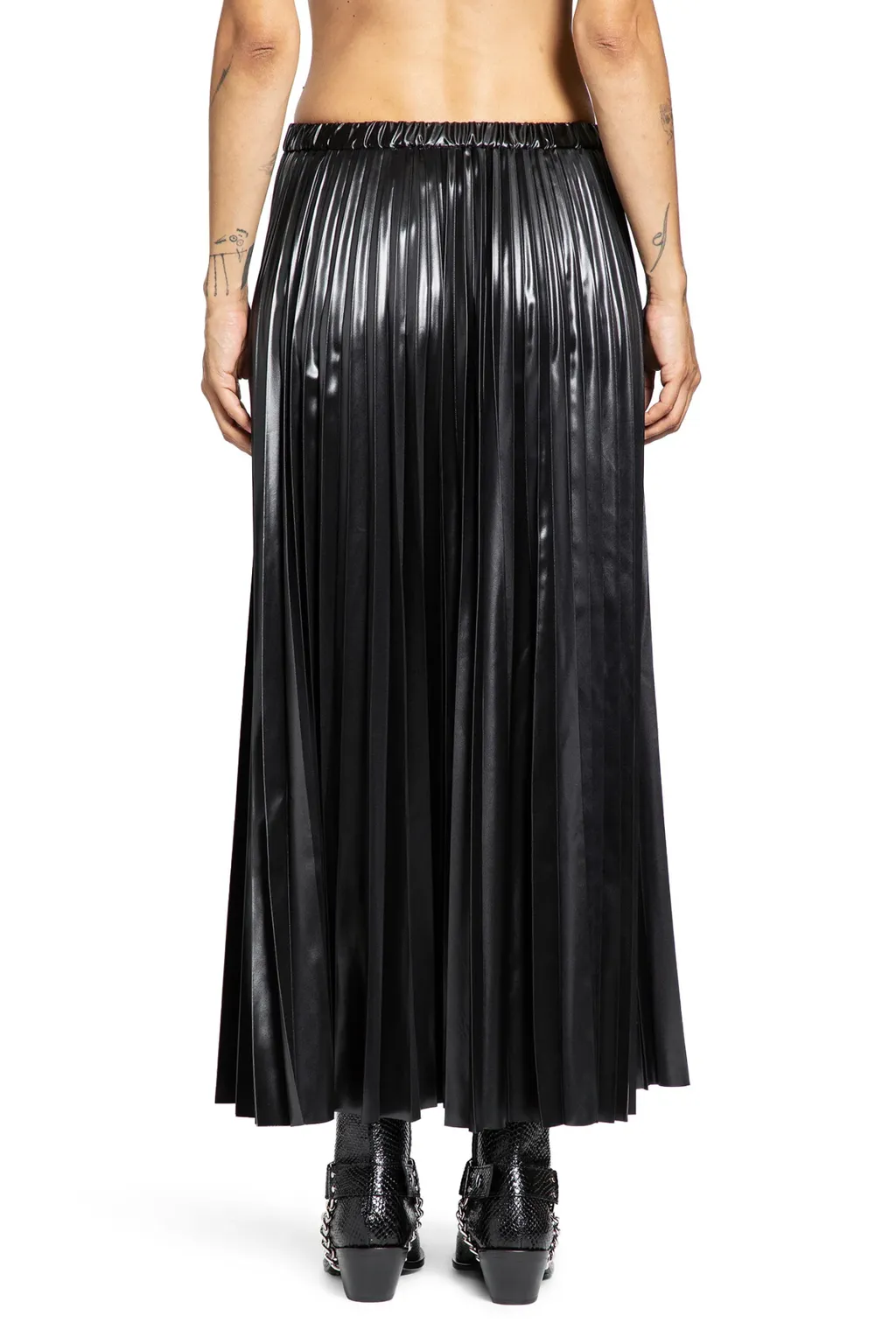Pleated Detail Skirt