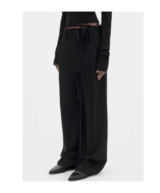 Anneke Tie-Waist Palazzo Pants
