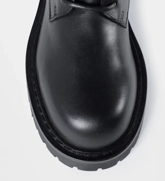 Skagi Lace-Up Lug-Sole Combat Boots