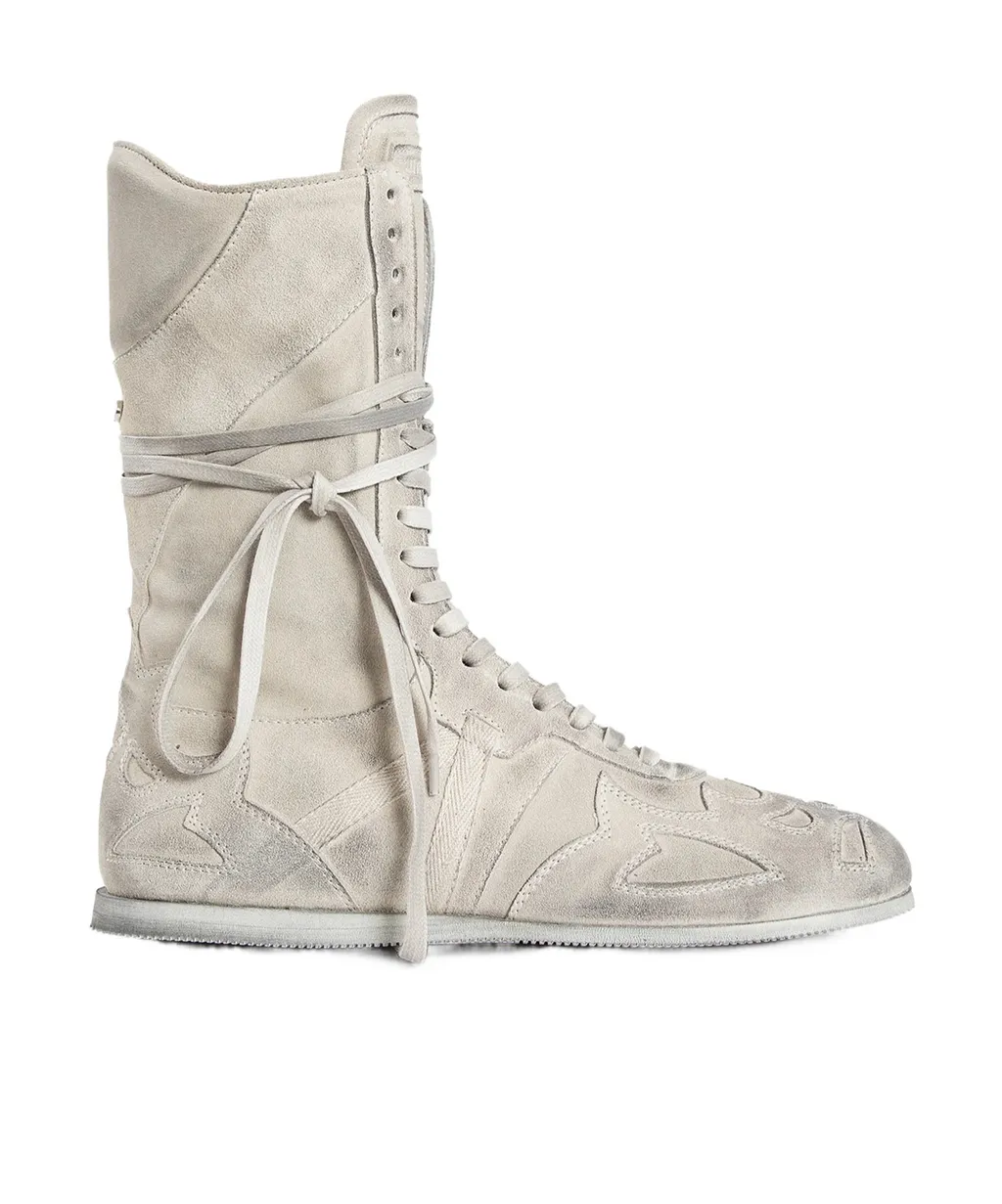 Lace-Up High-Top Sneakers