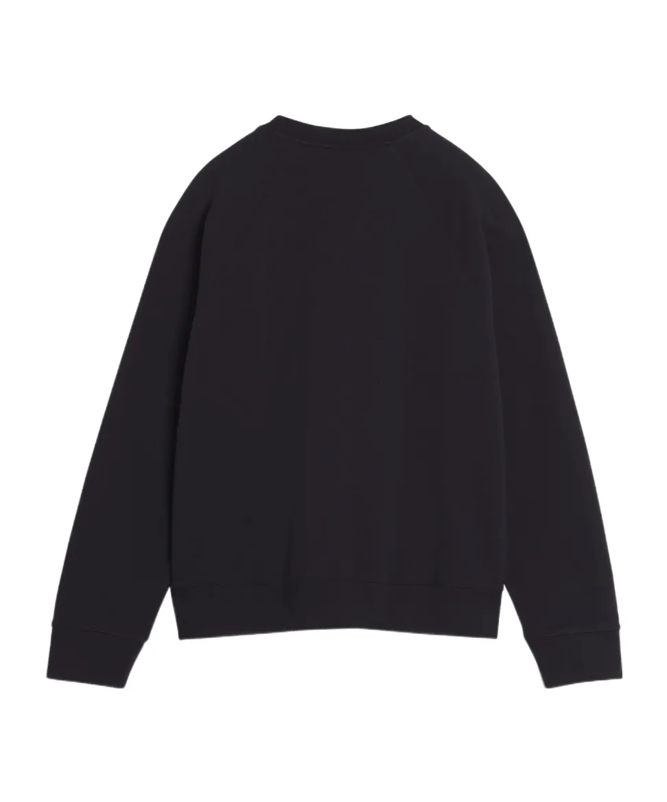 Maison Kitsuné Logo Embroidered Oversized Sweatshirt