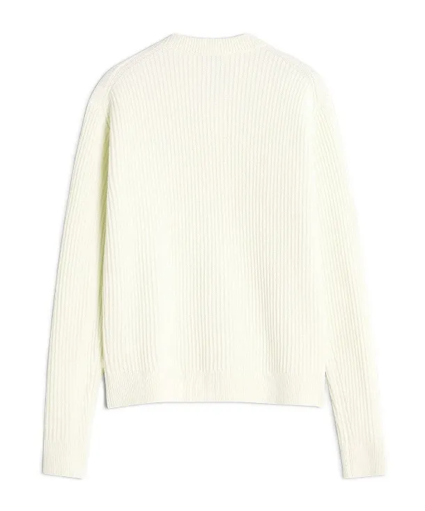 Maison Kitsuné Fox Head Ribbed Knit Cardigan
