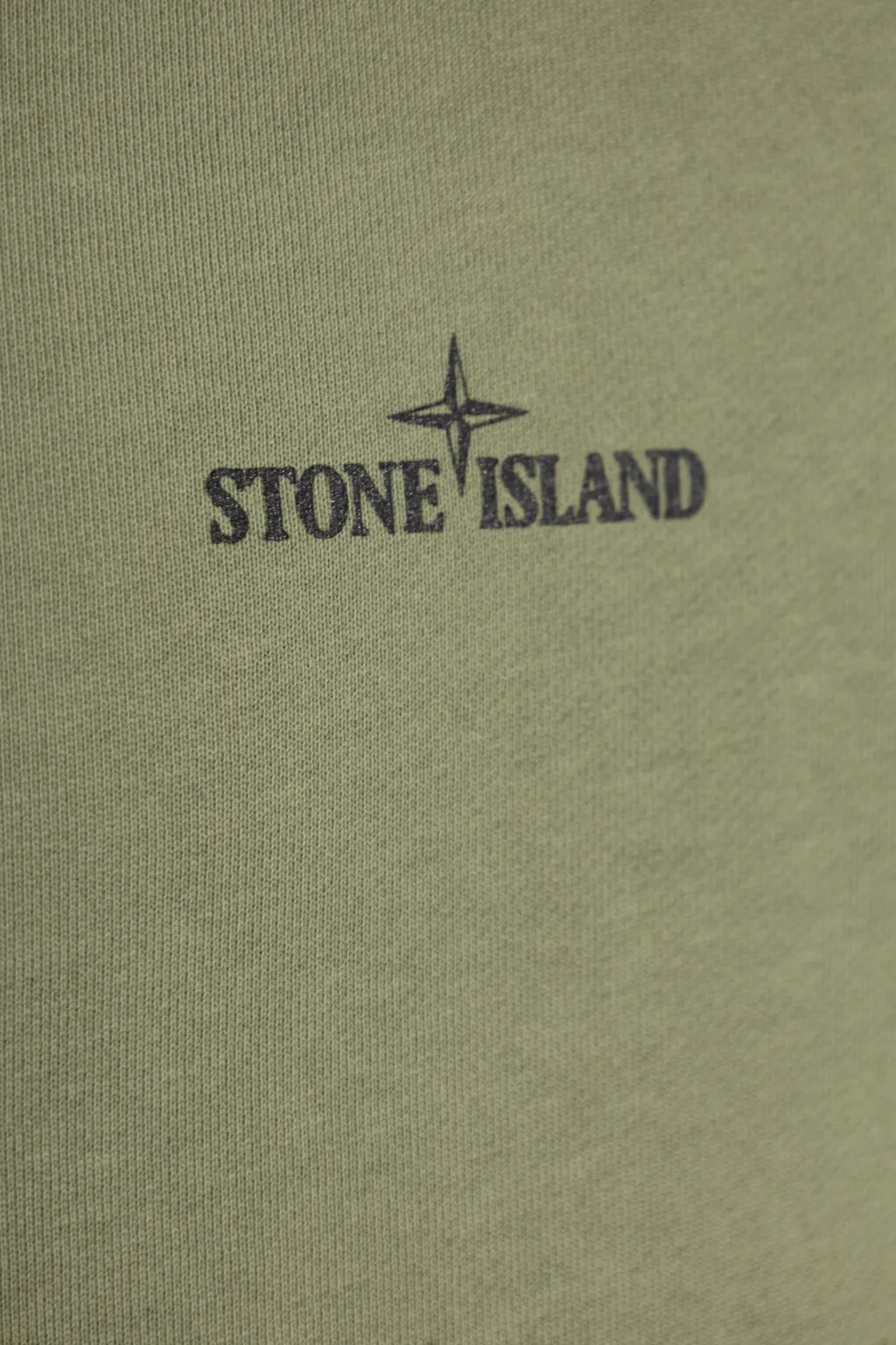 Stone Island Logo Printed Crewneck Sweatshirt
