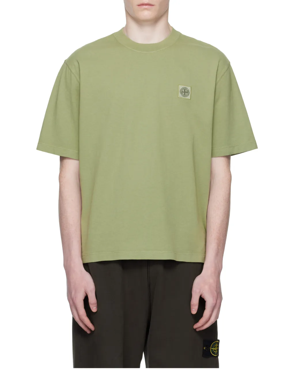 Stone Island Logo Patch Short Sleeve T-Shirt