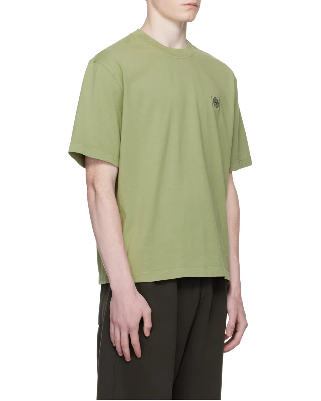 Stone Island Logo Patch Short Sleeve T-Shirt