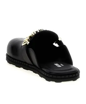 Moschino Birky Logo Lettering Sabots