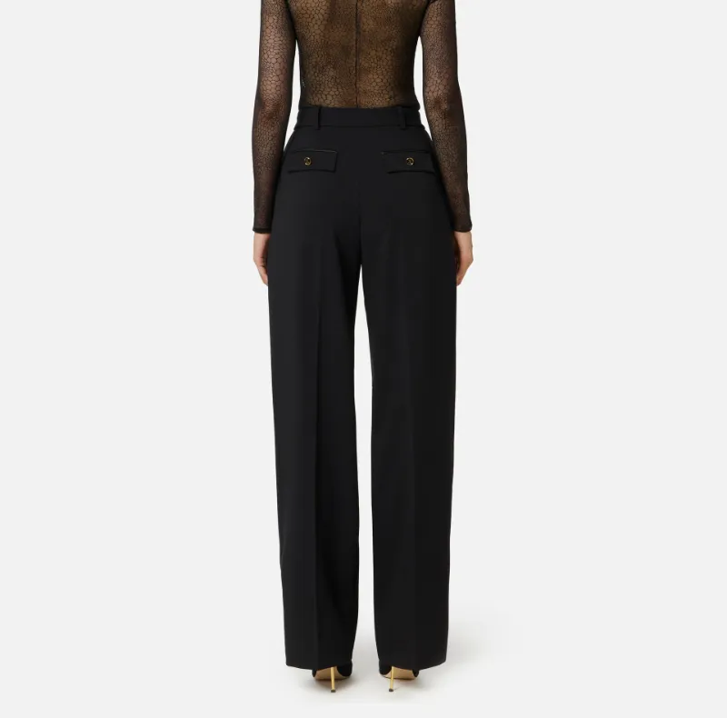 Elisabetta Franchi Lightweight CrÊPe Trousers