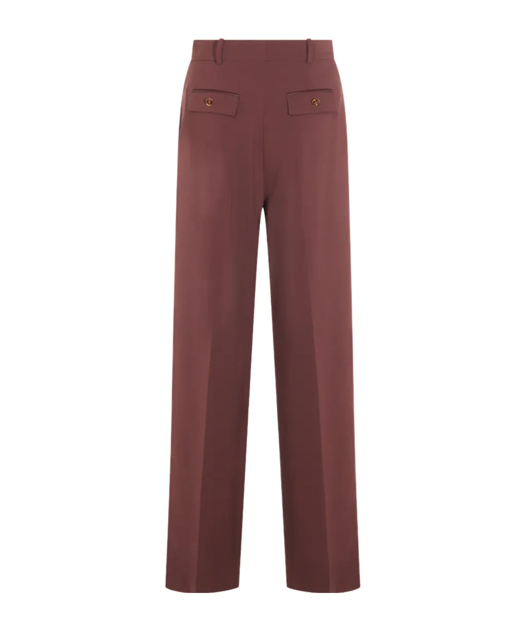 Elisabetta Franchi Lightweight CrÊPe Trousers