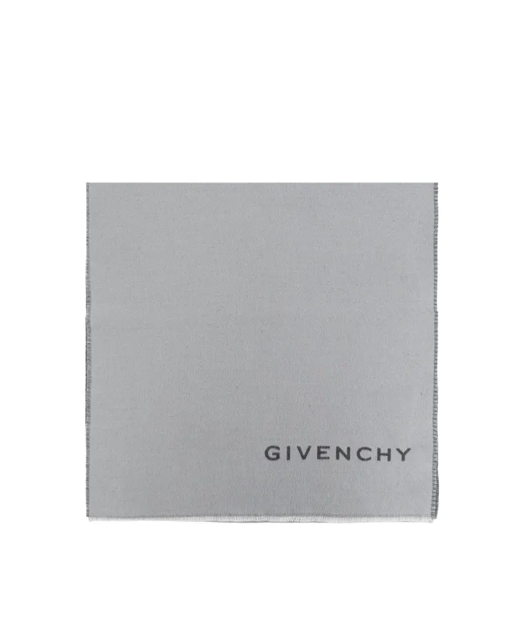 Givenchy Logo Embroidered Scarf