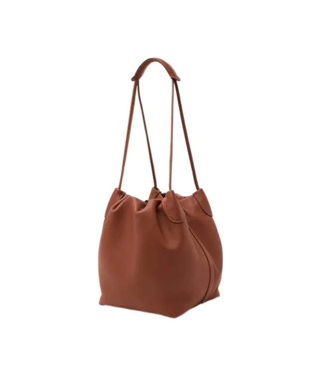 Leather Bucket Bag