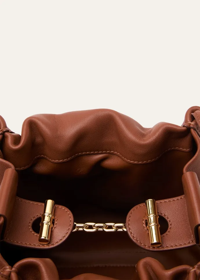 Leather Bucket Bag